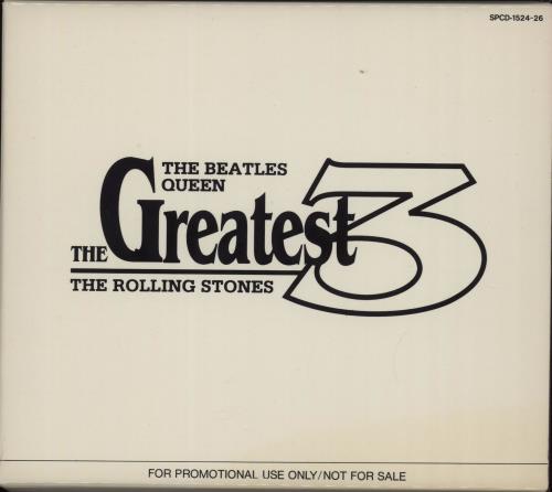 The Rolling Stones The Greatest 3 CD Album Box Set Japanese ROLDXTH225801
