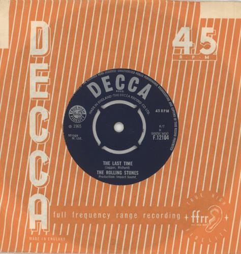 The Rolling Stones The Last Time - 2nd 7" vinyl single (7 inch record / 45) UK ROL07TH741297