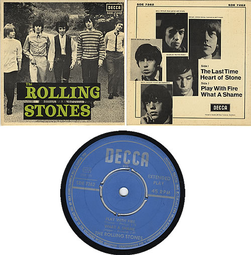 The Rolling Stones The Last Time EP - VG 7" vinyl single (7 inch record / 45) Swedish ROL07TH323556