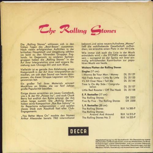 The Rolling Stones The Last Time 7" vinyl single (7 inch record / 45) German ROL07TH344080