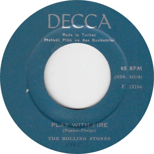 The Rolling Stones The Last Time 7" vinyl single (7 inch record / 45) Turkish ROL07TH776552