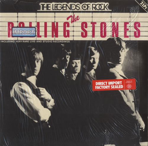 The Rolling Stones The Legends Of Rock 2-LP vinyl record set (Double LP Album) German ROL2LTH77751