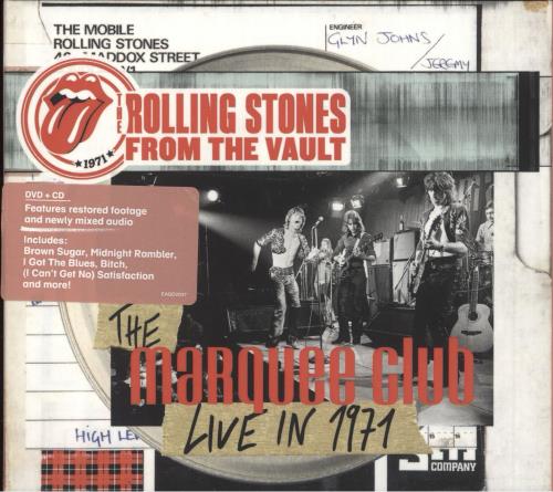 The Rolling Stones The Marquee Club Live In 1971 2-disc CD/DVD set UK ROL2DTH744510