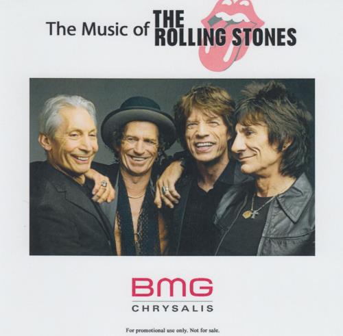 The Rolling Stones The Music Of The Rolling Stones 1986-2013 CD-R acetate US ROLCRTH650363