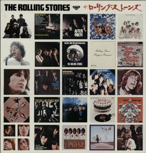 The Rolling Stones The Rolling Stones + Stickers vinyl LP album (LP record) Japanese ROLLPTH310310