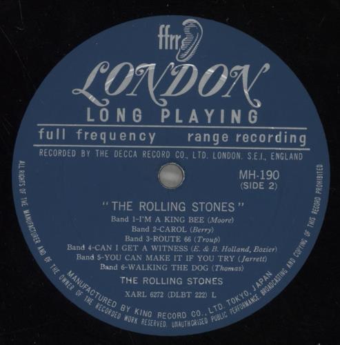 The Rolling Stones The Rolling Stones - 1st vinyl LP album (LP record) Japanese ROLLPTH125827