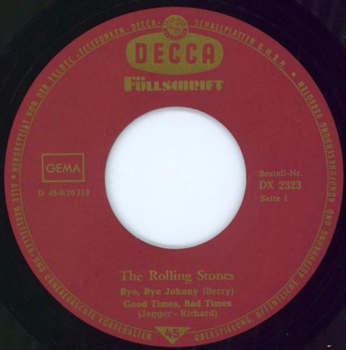 The Rolling Stones The Rolling Stones - 2nd 7" vinyl single (7 inch record / 45) German ROL07TH793457