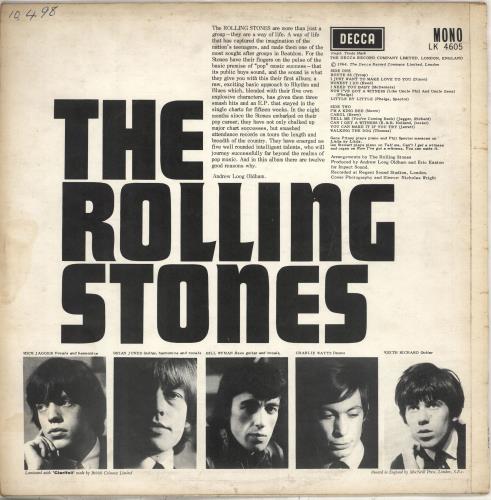 The Rolling Stones The Rolling Stones - 4th - VG vinyl LP album (LP record) UK ROLLPTH707094