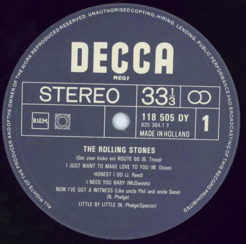 The Rolling Stones The Rolling Stones - Glossy vinyl LP album (LP record) Dutch ROLLPTH232926