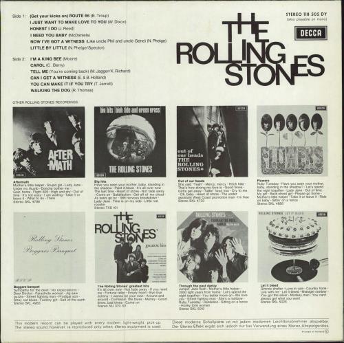 The Rolling Stones The Rolling Stones - Glossy vinyl LP album (LP record) Dutch ROLLPTH232926