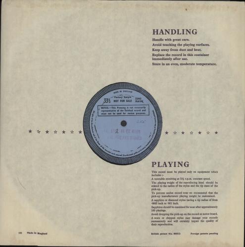 The Rolling Stones The Rolling Stones - Test Pressing - Side B vinyl LP album (LP record) UK ROLLPTH670709