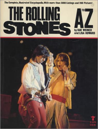 The Rolling Stones The Rolling Stones A To Z book US ROLBKTH386651