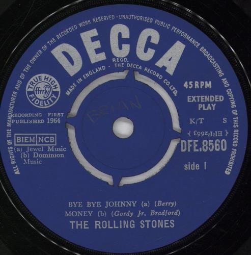The Rolling Stones The Rolling Stones EP - 1st - WOL 7" vinyl single (7 inch record / 45) UK ROL07TH767094