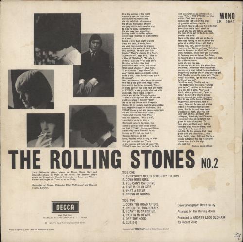 The Rolling Stones The Rolling Stones No. 2 - 2nd - VG - Non Flipback vinyl LP album (LP record) UK ROLLPTH738295