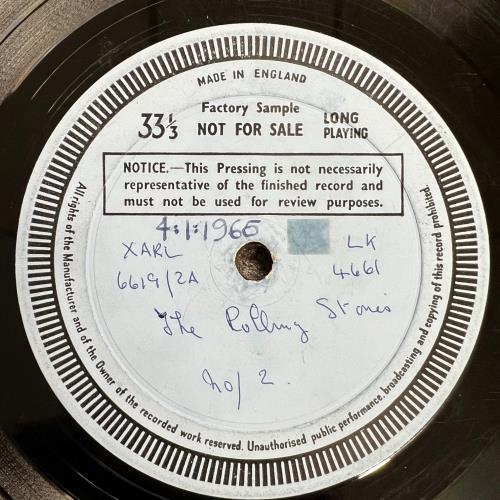 The Rolling Stones The Rolling Stones No.2 - Test Pressing vinyl LP album (LP record) UK ROLLPTH814029