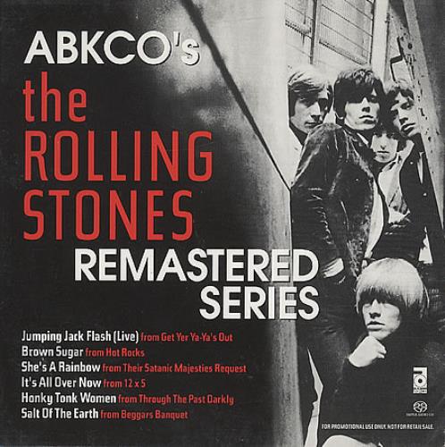 The Rolling Stones The Rolling Stones Remastered Series super audio CD SACD US ROLSATH270236