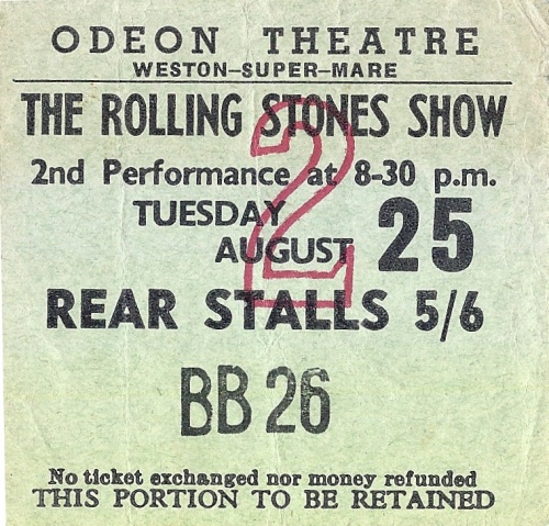 The Rolling Stones The Rolling Stones Show + Ticket Stub tour programme UK ROLTRTH684117
