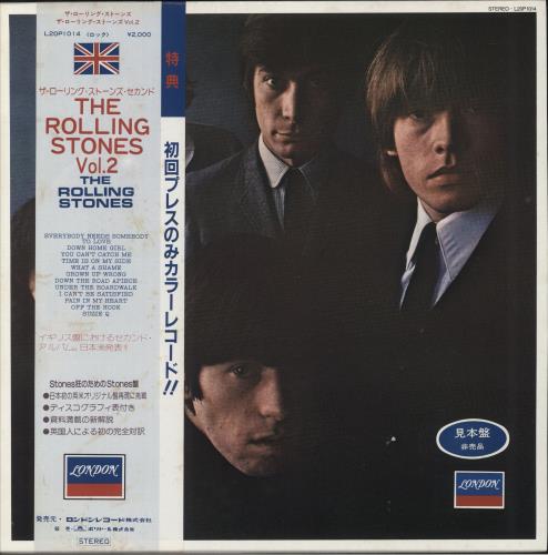 The Rolling Stones The Rolling Stones Vol. 2 - Blue Vinyl vinyl LP album (LP record) Japanese ROLLPTH392570