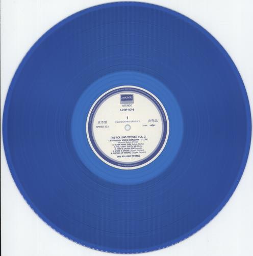 The Rolling Stones The Rolling Stones Vol. 2 - Blue Vinyl vinyl LP album (LP record) Japanese ROLLPTH392570