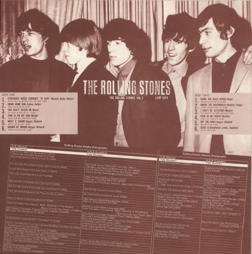 The Rolling Stones The Rolling Stones Vol. 2 - Blue Vinyl vinyl LP album (LP record) Japanese ROLLPTH392570