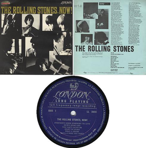 The Rolling Stones The Rolling Stones, Now! vinyl LP album (LP record) Colombian ROLLPTH327237