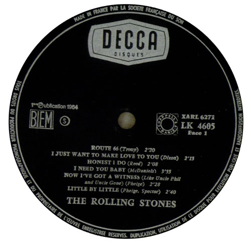 The Rolling Stones The Rolling Stones vinyl LP album (LP record) French ROLLPTH339803
