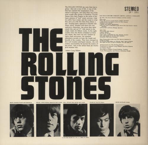 The Rolling Stones The Rolling Stones vinyl LP album (LP record) Japanese ROLLPTH882498