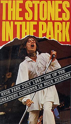 The Rolling Stones The Stones In The Park video (VHS or PAL or NTSC) UK ROLVITH287205