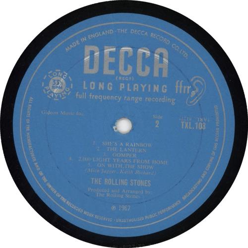 The Rolling Stones Their Satanic Majesties Request - 2nd (b) - EX vinyl LP album (LP record) UK ROLLPTH739026