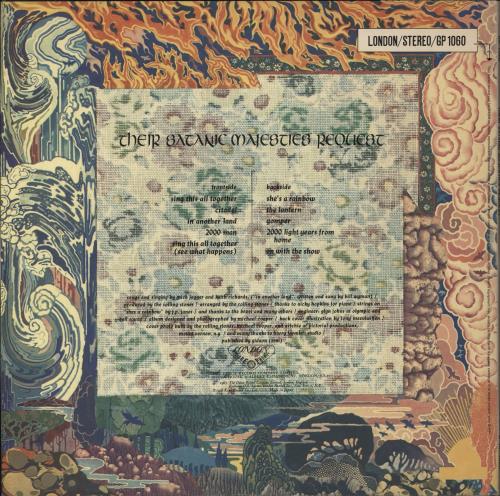 The Rolling Stones Their Satanic Majesties Request vinyl LP album (LP record) Japanese ROLLPTH885599