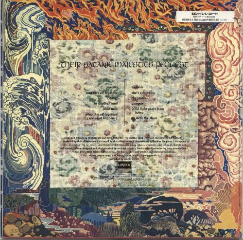 The Rolling Stones Their Satantic Majesties Request vinyl LP album (LP record) Japanese ROLLPTH159480