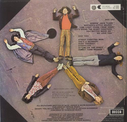 The Rolling Stones Through The Past Darkly - 2nd - EX vinyl LP album (LP record) UK ROLLPTH622564