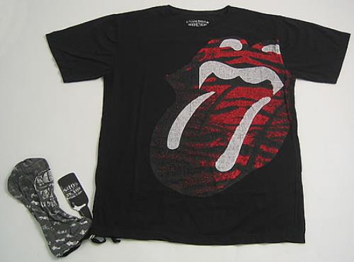The Rolling Stones Tiger Tongue Print T-Shirt - Large t-shirt UK ROLTSTI404853