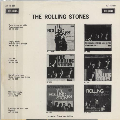 The Rolling Stones Time Is On My Side - Favorieten Expres P/S 7" vinyl single (7 inch record / 45) Dutch ROL07TI790162