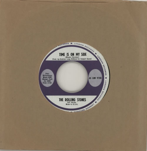 The Rolling Stones Time Is On My Side 7" vinyl single (7 inch record / 45) US ROL07TI587417