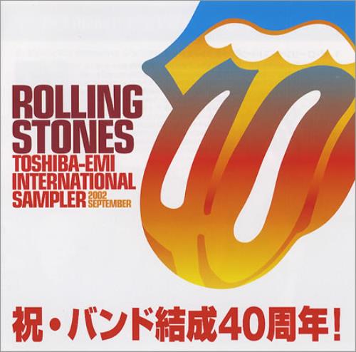 The Rolling Stones Toshiba-EMI International Sampler CD album (CDLP) Japanese ROLCDTO280386