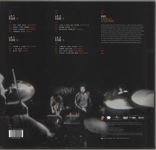 The Rolling Stones Totally Stripped + Bonus DVD 2-LP vinyl record set (Double LP Album) UK ROL2LTO733798