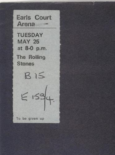 The Rolling Stones Tour Of Europe '76 + Ticket Stub tour programme UK ROLTRTO721563