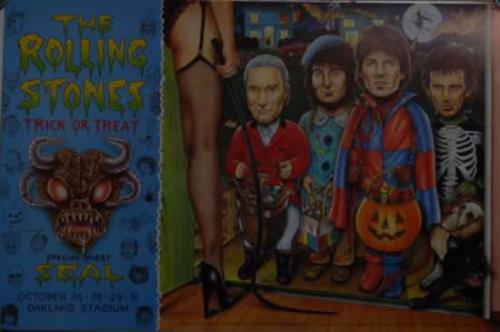 The Rolling Stones Trick Or Treat - Oakland Stadium poster US ROLPOTR593089