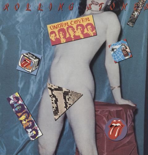The Rolling Stones Undercover + Lyric Insert vinyl LP album (LP record) UK ROLLPUN879923