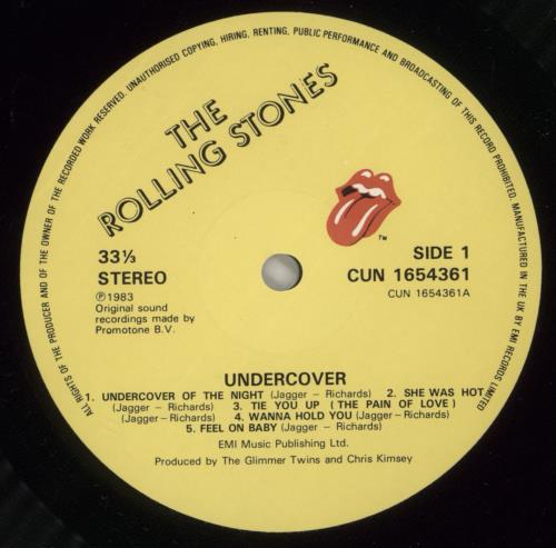 The Rolling Stones Undercover - Complete - Shrink vinyl LP album (LP record) UK ROLLPUN877076