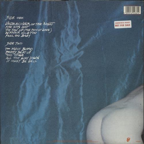 The Rolling Stones Undercover - Promo Sticker vinyl LP album (LP record) UK ROLLPUN794039