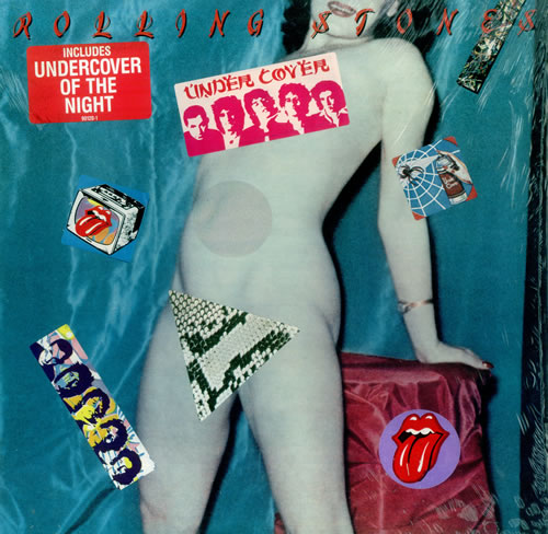 The Rolling Stones Undercover - stickered shrink vinyl LP album (LP record) US ROLLPUN357061