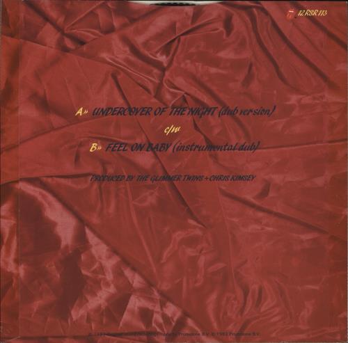 The Rolling Stones Undercover Of The Night (Dub Version) 12" vinyl single (12 inch record / Maxi-single) UK ROL12UN11730