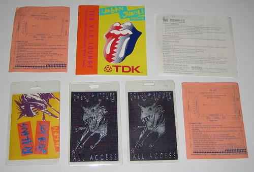 The Rolling Stones Urban Jungle memorabilia UK ROLMMUR390545