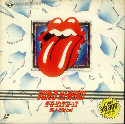 The Rolling Stones Video Rewind laserdisc / lazerdisc Japanese ROLLZVI543365