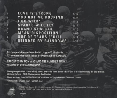 The Rolling Stones Voodoo Lounge - A Sampler CD album (CDLP) US ROLCDVO31926