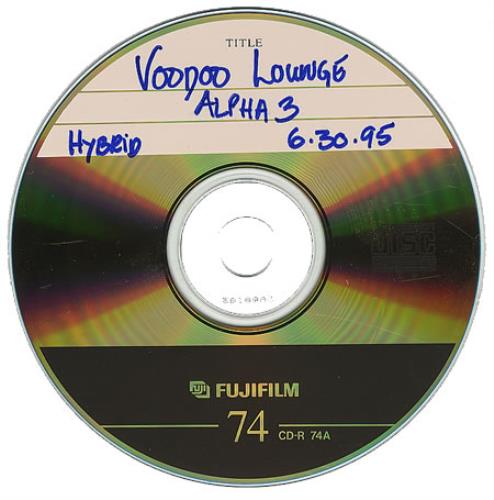 The Rolling Stones Voodoo Lounge CD-Rom - Alpha 3 CD-R acetate US ROLCRVO93540