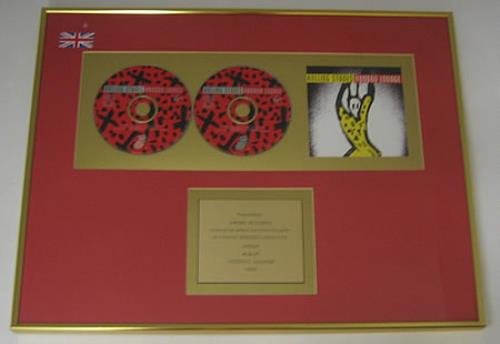 The Rolling Stones Voodoo Lounge award disc UK ROLAWVO364251