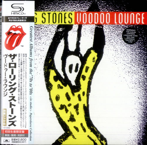 The Rolling Stones Voodoo Lounge SHM CD Japanese ROLHMVO504823